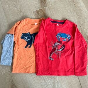 Tea Collection Boys Long Sleeve Shirt Bundle 2t